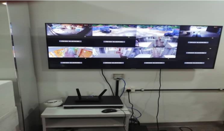 Fig. 4: Control Room for Security and CCTV Cameras